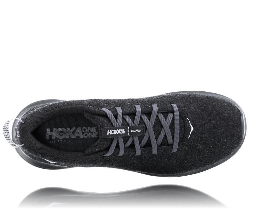 Chaussure Running Hoka One One Hupana Flow Wool Homme - Noir - FPC-394765